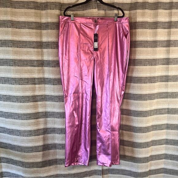 Fashion Nova Pink‎ Pants Size 1X - Picture 1 of 8